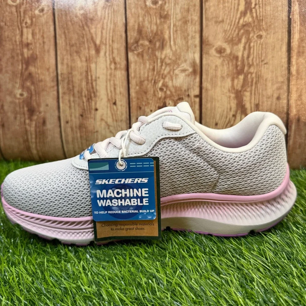 Skechers GO RUN Consistent 2.0 Fast Pace Womens Size 6.5 Gray Purple Running